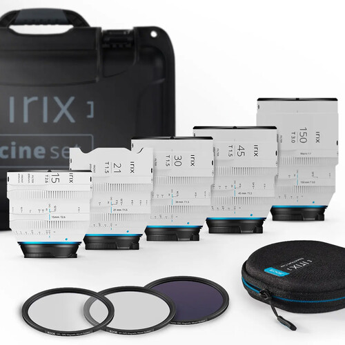 IRIX Cine 5-Lens Production Set (Sony E, White)