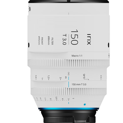 IRIX 150mm T3.0 Telephoto Cine Lens (Nikon Z, Feet, White)