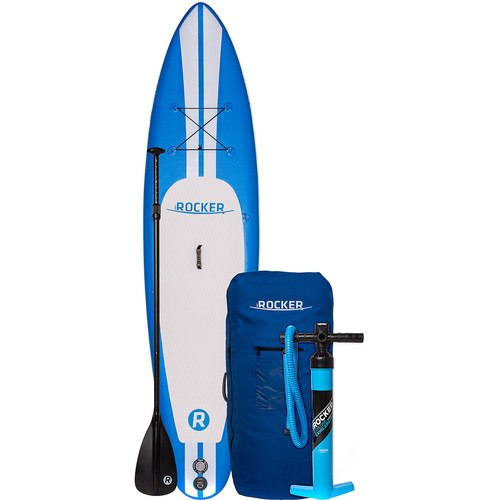 iROCKER 11' Inflatable Stand-Up Paddleboard Package (Blue)