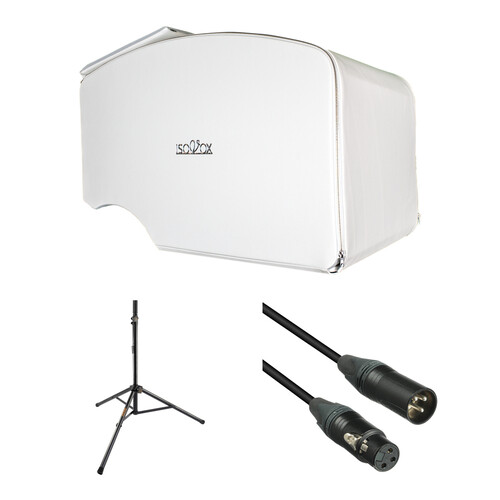 ISOVOX 2 Portable Vocal Booth Kit with Stand and XLR Cable B&H