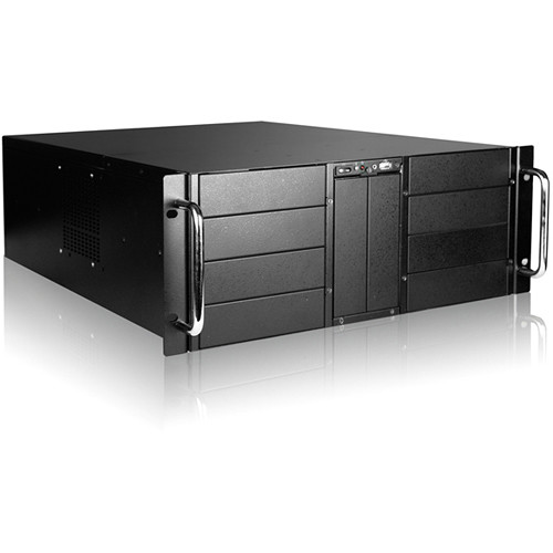 iStarUSA D410-DE15RD 10-Bay Stylish Storage Server Rackmount & 15 x 3.5" Trayless Hotswap Chassis Kit (Red HDD Handles)