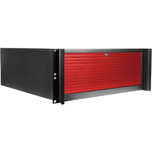 iStarUSA D416-DE6RD-RD 6-Bay Compact Rackmount Trayless Hotswap Chassis (Red)