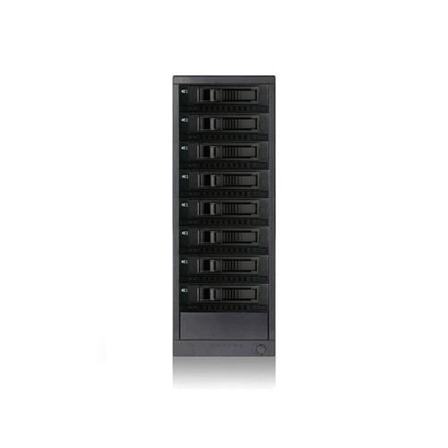 iStarUSA 8-Bay 3.5" SAS/SATA 6.0 Gb/s miniSAS Hot-Swap Enclosure Black