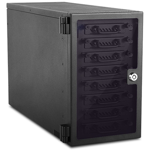 iStarUSA 8-Bay 2.5" SAS/SATA 6.0 Gb/s miniSAS Hotswap Tower (Black)