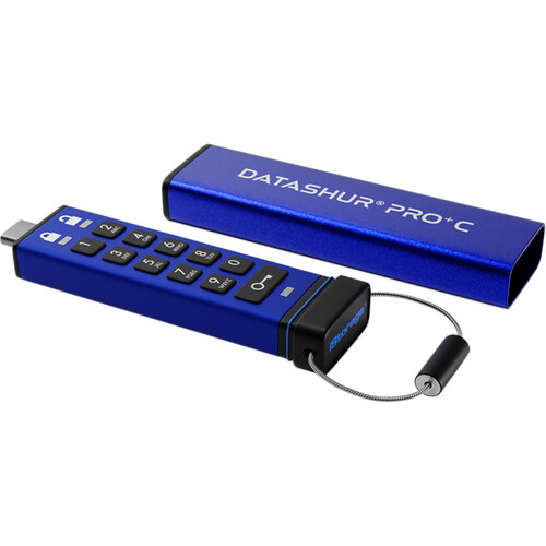 Istorage 128GB datAshur PRO+C Encrypted USB-C IS-FL-DA3C-256-128