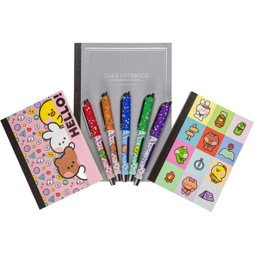 Itoya LINE FRIENDS Minini Meets Blade Fountain Pen Set