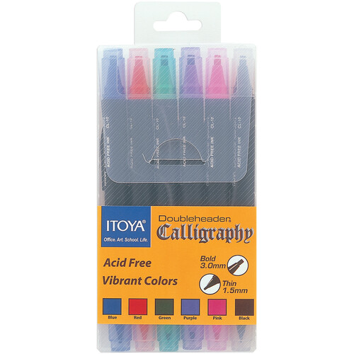 Itoya Doubleheader Calligraphy Marker Set