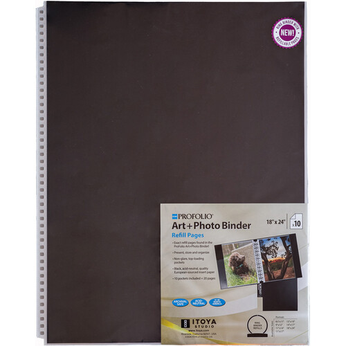 Itoya Profolio Art and Photo Refill Pages (18 x 24")