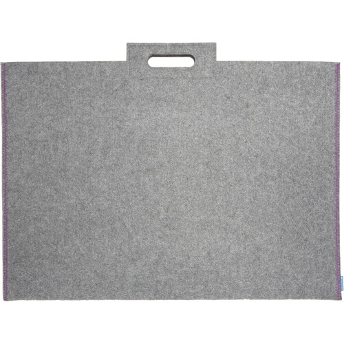 Itoya Midtown Bag Large Format Artwork Carrier (22 x 31", Gray/Purple)