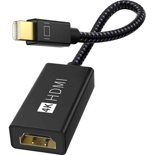 iVANKY Mini DisplayPort to HDMI 4K 60Hz Adapter (7", Black)