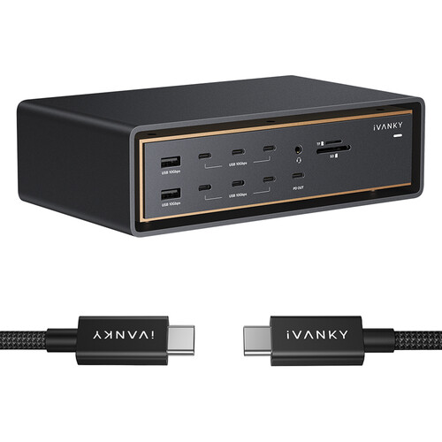 iVANKY FusionDock Ultra 29-in-1 USB-C Docking Station VCD30Z B&H