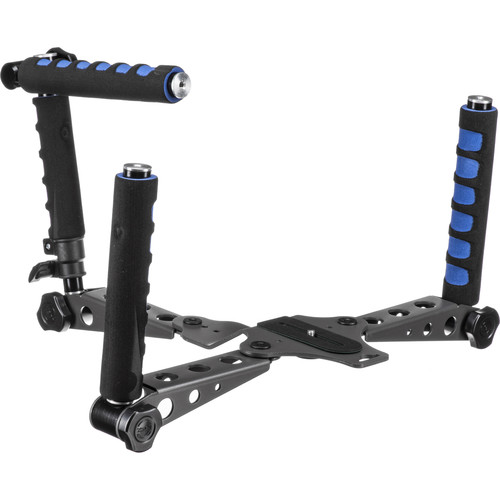 Ivation Pro Steady DSLR Rig System with Shoulder Mount (Blue)