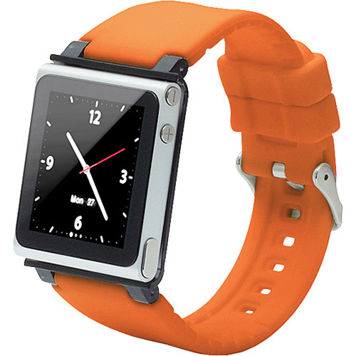 iwatchz Q Collection Watch Band for 6th Generation iPod nano (Orange)