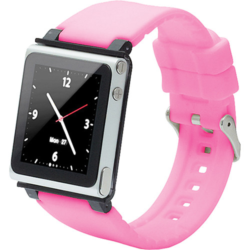 iwatchz Q Collection Watch Band for 6th Generation iPod nano (Pink)