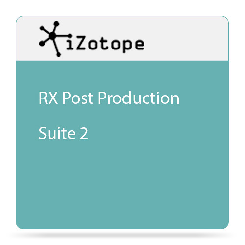 iZotope RX Post Production Suite 2 - Audio for Post Software Bundle (Download)