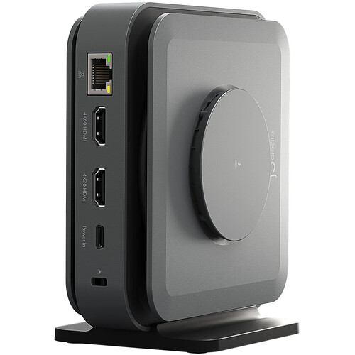 j5create 12-in-1 USB-C Dock with Dual 4K HDMI and 140W GaN Power Adapter