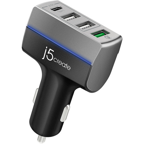j5create 4-Port USB Car Charger