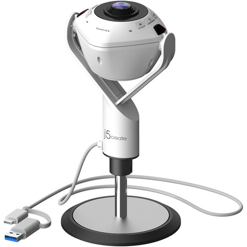 j5create 360° AI-Powered Webcam with Speakerphone