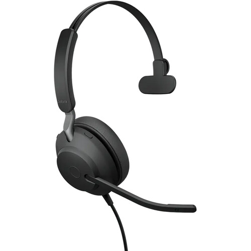 Jabra Evolve2 40 SE Mono Wired On-Ear Headset (Unified Communications, USB-C/A)