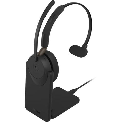 Jabra Evolve3 65 Mono Wireless On-Ear Headset with Stand (Microsoft Teams, USB-C)