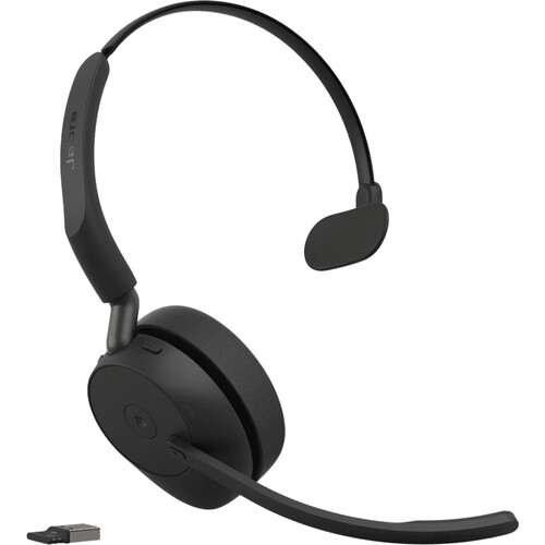 Jabra Evolve3 65 Mono Wireless On-Ear Headset (Microsoft Teams, USB-A)