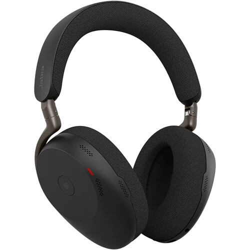 Jabra Evolve3 85 Noise-Canceling Wireless Over-Ear Headset with Stand (Microsoft Teams, USB-C, Black)