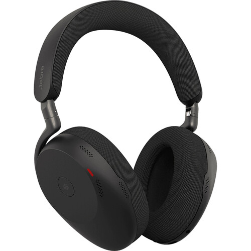 Jabra Evolve3 85 Noise-Canceling Wireless Over-Ear Headset with Stand (Microsoft Teams, USB-A, Black)