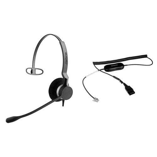 Jabra BIZ 2300 QD Mono Headset 2303-820-105 B&H Photo Video