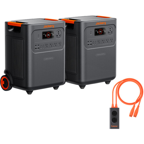 Jackery HomePower 3600 Plus Portable Power Station (2-Pack)