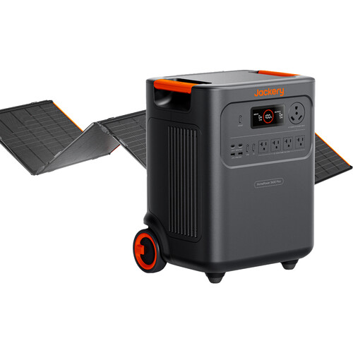 Jackery HomePower 3600 Plus Portable Power Station with SolarSaga 500 X Bundle