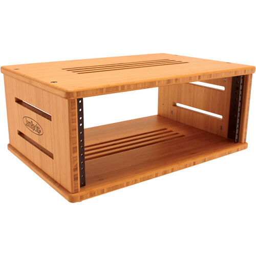 JamRacks Tabletop Studio Equipment Rack (4 RU, Bamboo)