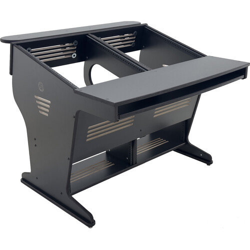 JamRacks Compact Mastering Desk (32 RU, Black)
