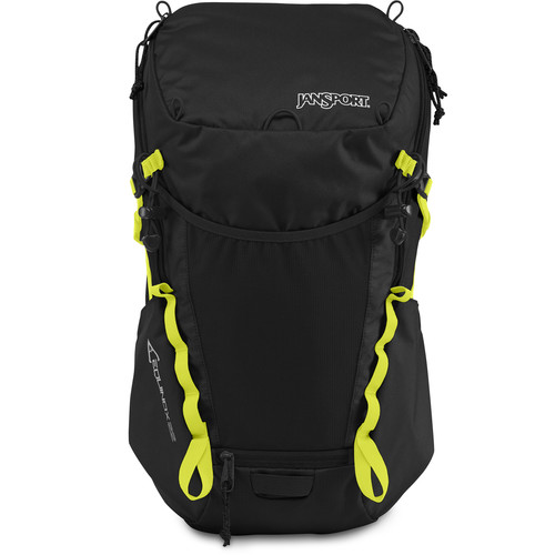 JanSport Equinox 22 Backpack (Black/Lime Punch) JS00T34B0G4 B&H