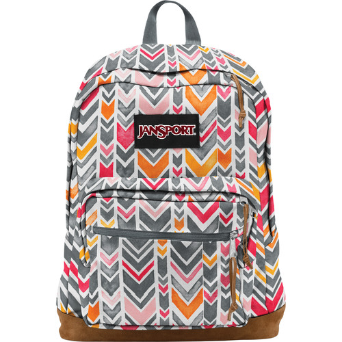 JanSport Right Pack Expressions Backpack (Coral Dusk Chevrons)