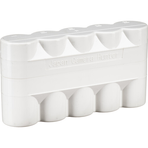 Japan Camera Hunter 120 Film Hard Case (White, Holds 5 Rolls)
