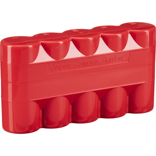 Japan Camera Hunter 120 Film Hard Case (Red, Holds 5 Rolls)