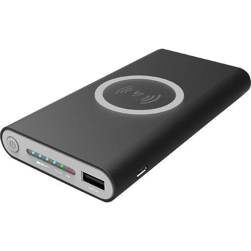 JarvMobile 10,000mAh Wireless Power Bank with USB Type-C & Wireless Charging
