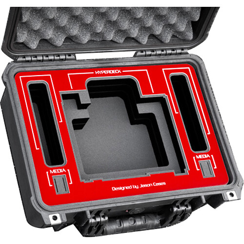 Jason Cases Hard Case with Foam Insert for Blackmagic HyperDeck Studio HD Plus