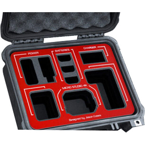 Jason Cases Hard Case with Foam Insert for Blackmagic Micro Studio 4K