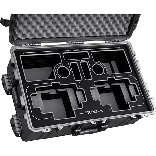 Jason Cases Wheeled Hard Case for 2 Blackmagic Studio BMST4K2CBK