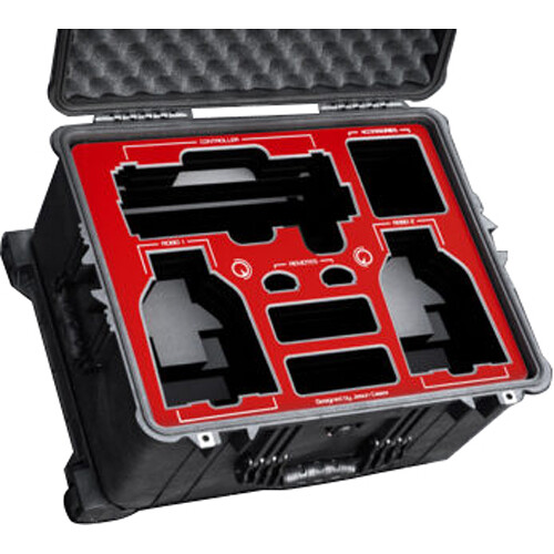 Jason Cases Hard Case with Foam Insert for 2 Canon CR-N100 Robos & P1000 Controller