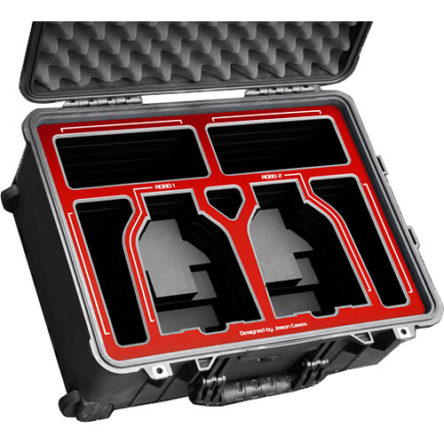 Jason Cases Hard Case with Foam Insert for 2 Canon CR-N300 Robos