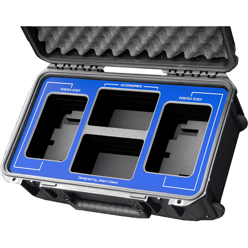 Jason Cases Case for Two Fostex 6301ND Monitors