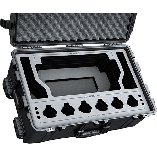 Jason Cases Wheeled Hard Case with Foam Insert for Six Motorola APX 6000 Radios & Charger