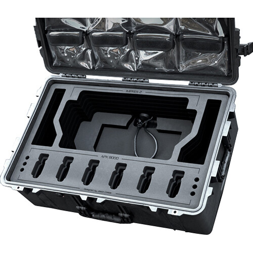 Jason Cases Wheeled Case for Set of 6 Motorola APX 8000 Radios with Chargers