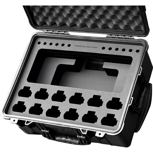 Jason Cases Wheeled Case for Set of 12 Motorola APX 900 Radios with Charger