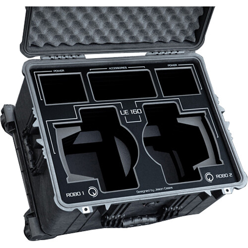 Jason Cases Pelican 1620 Hard Case for 2 x Panasonic PNUE160DBK