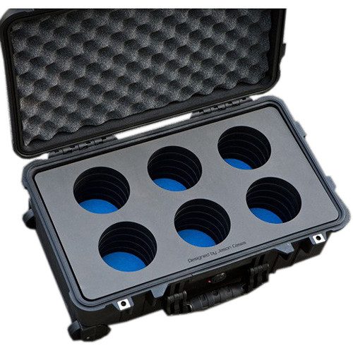Jason Cases Compact Protective Case for Set of 6 Schneider Xenon FF Lenses