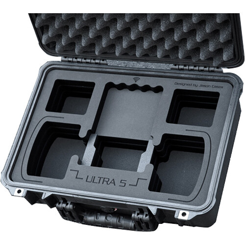Jason Cases Hard Case with Foam Insert for SmallHD Ultra 5 Bolt 6 Wireless Monitor