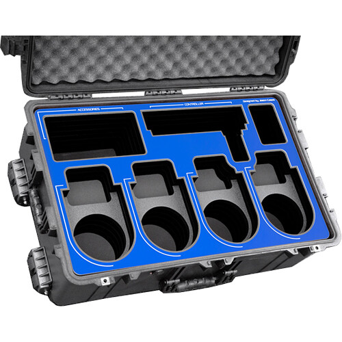 Jason Cases Wheeled Case for Four Sony SRG-A40 Cameras and IP500 Controller